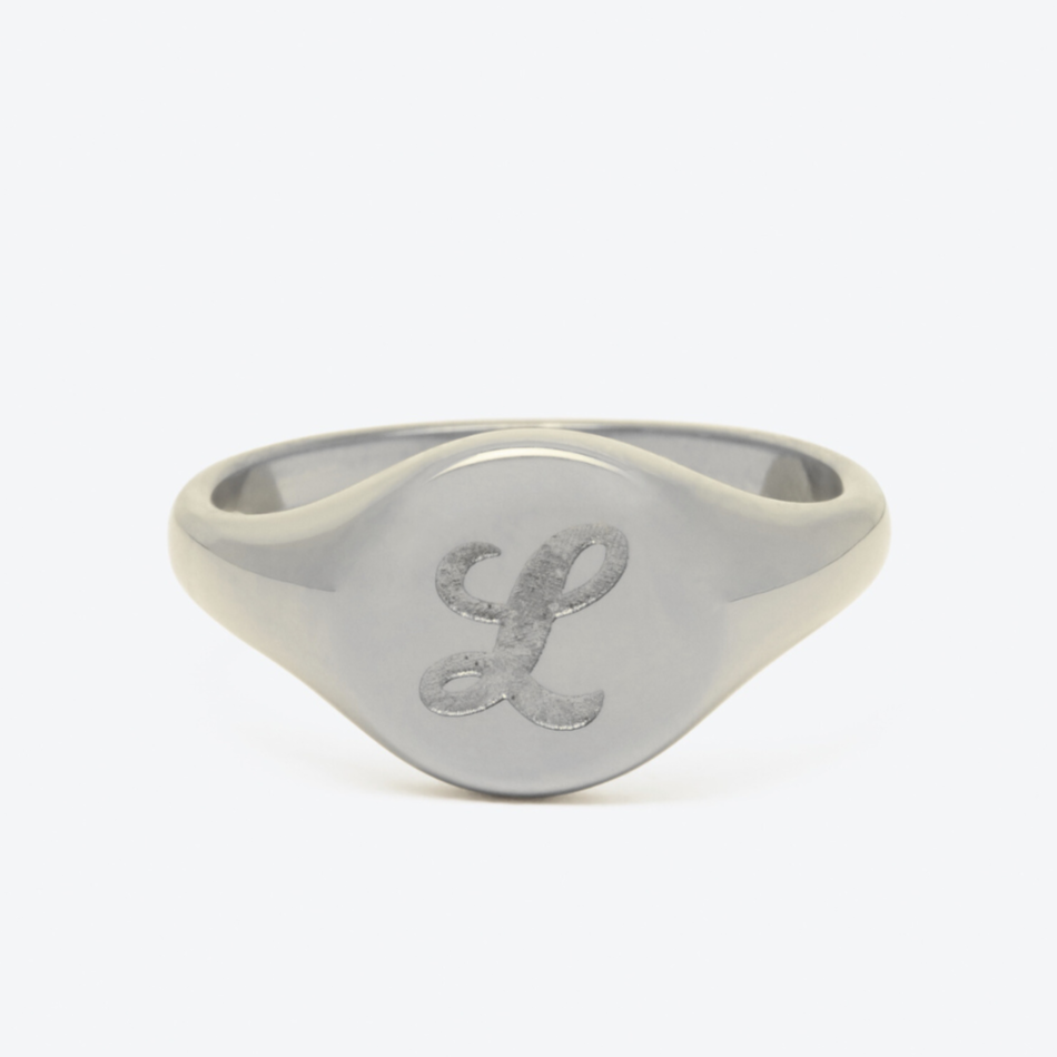Initial Signet Ring
