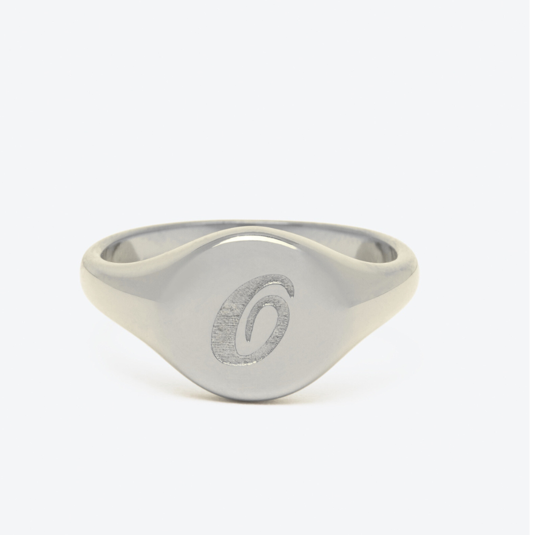 Initial Signet Ring