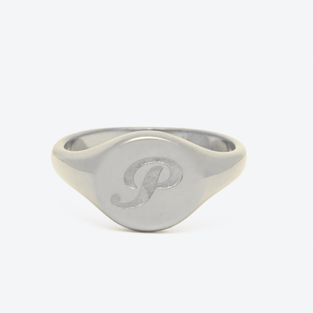 Initial Signet Ring
