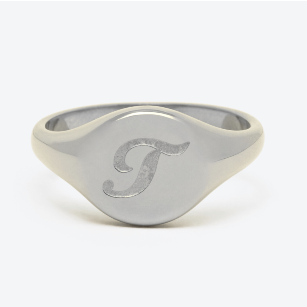 Initial Signet Ring