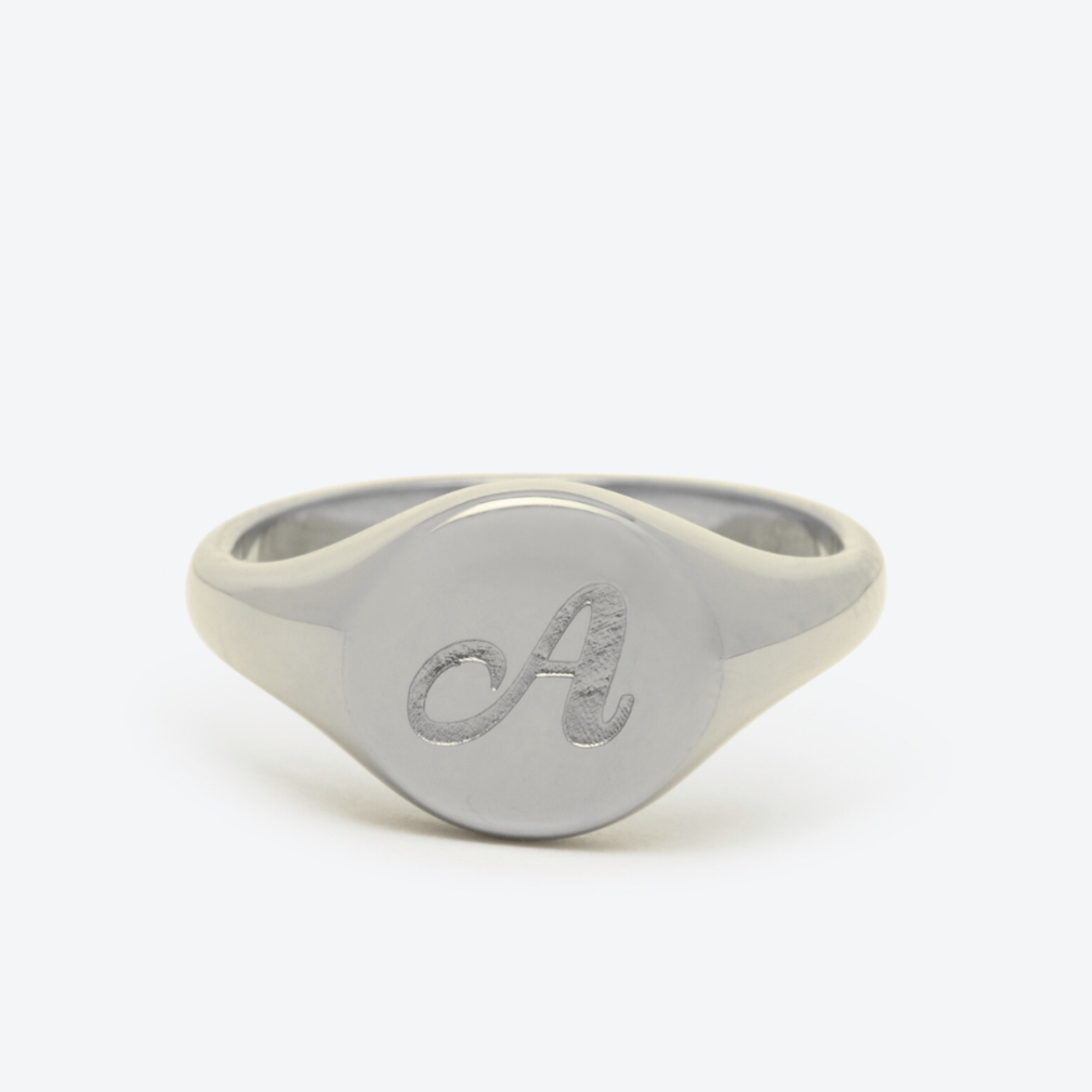 Initial Signet Ring