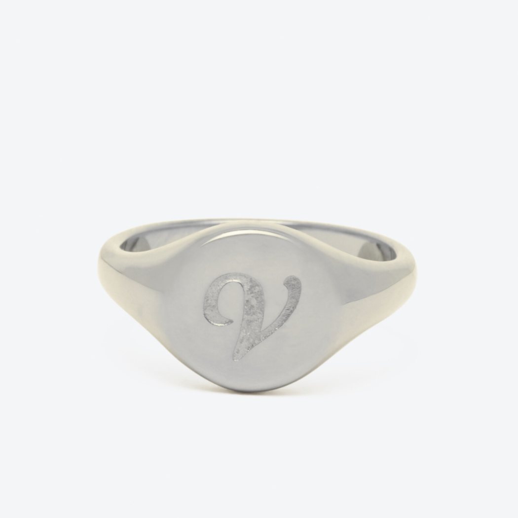 Initial Signet Ring