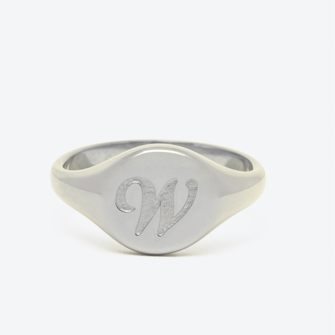 Initial Signet Ring