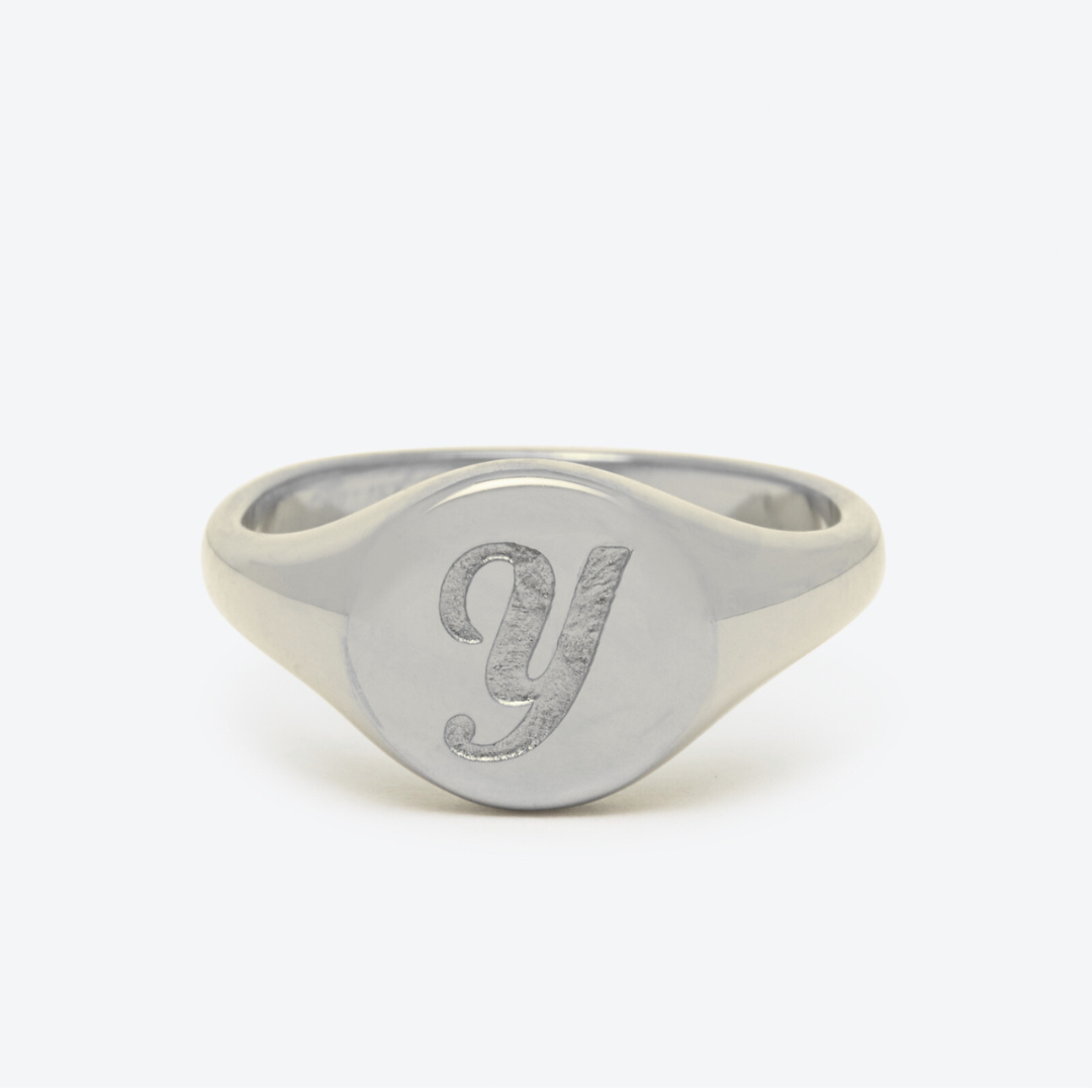 Initial Signet Ring