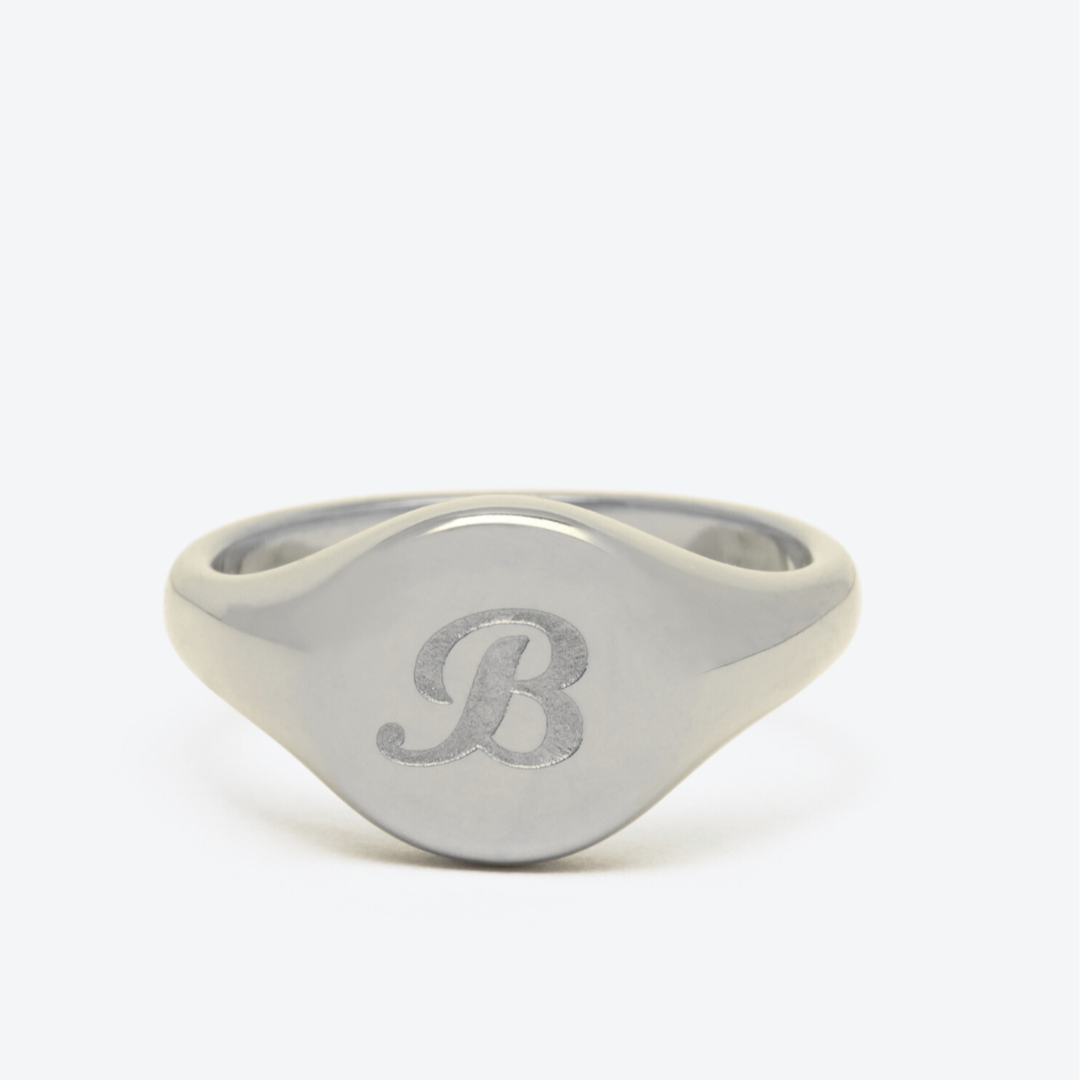 Initial Signet Ring
