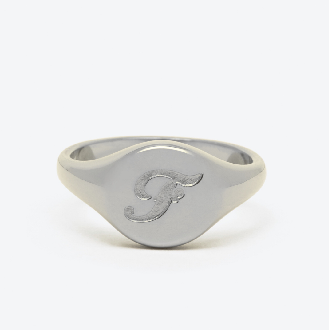 Initial Signet Ring