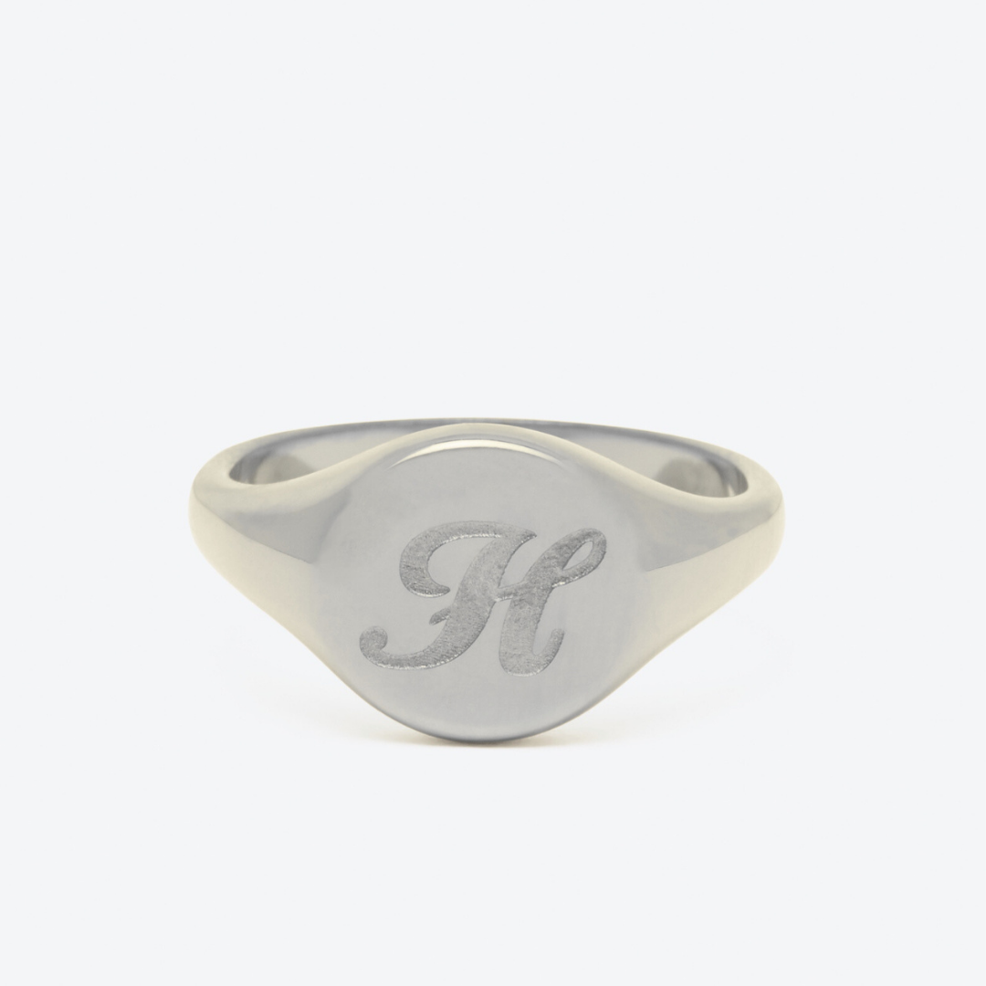 Initial Signet Ring