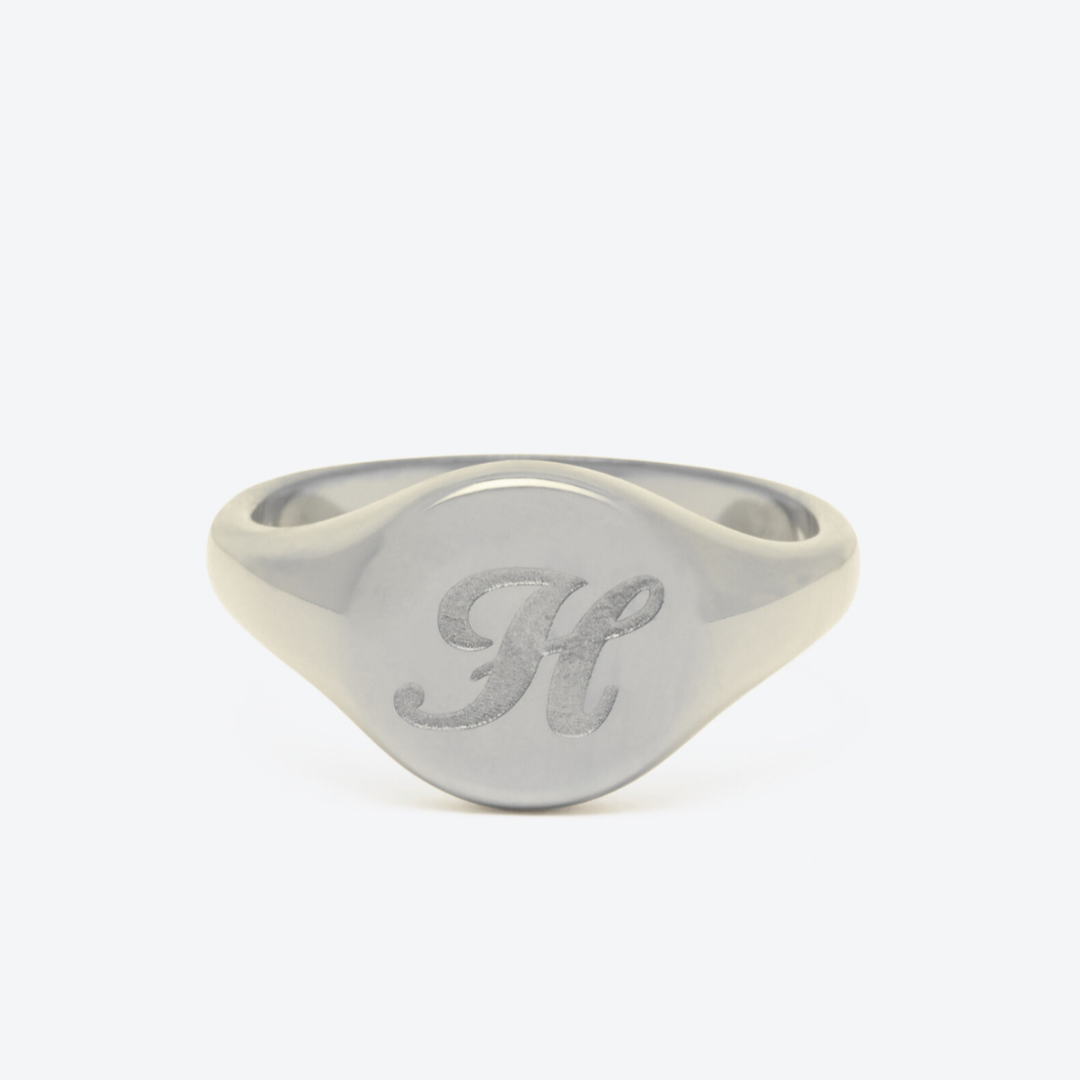 Initial Signet Ring