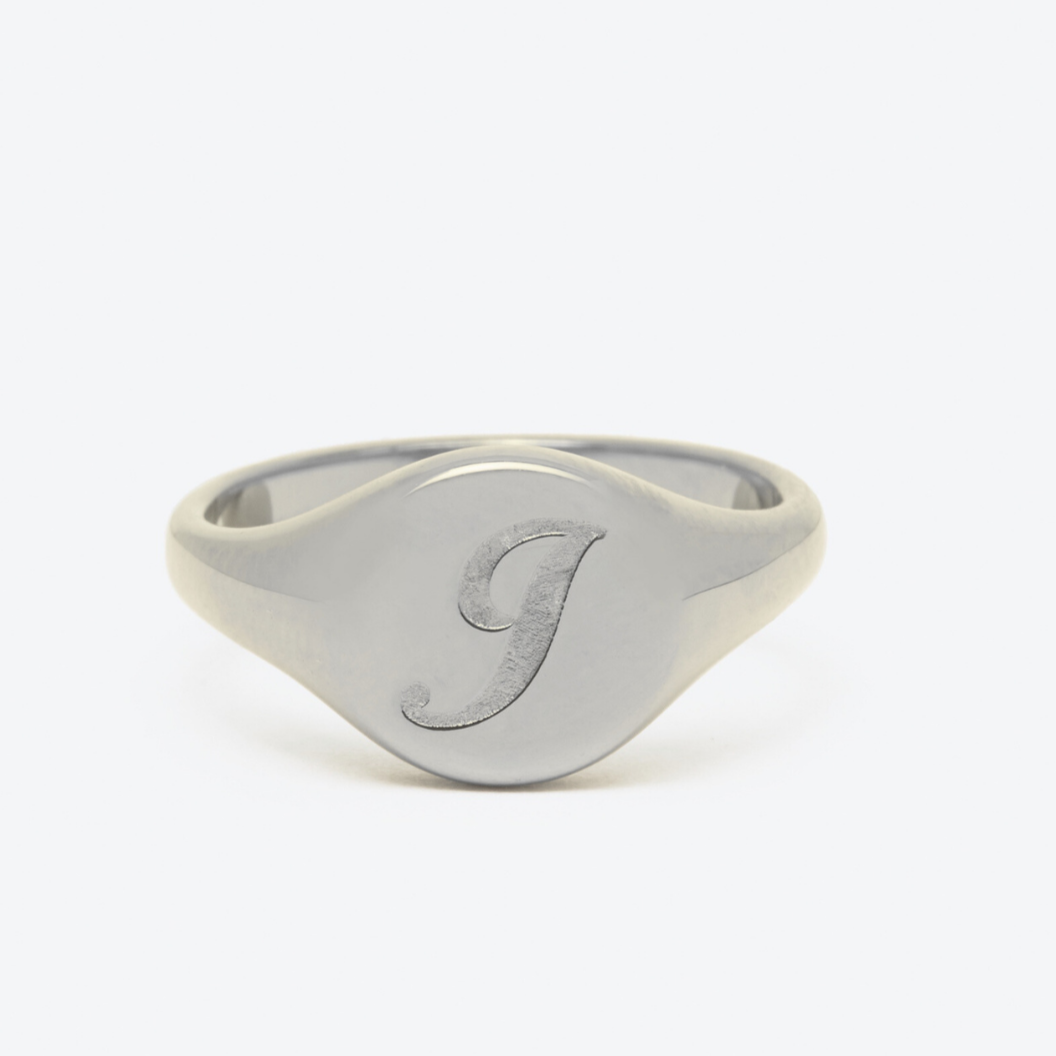 Initial Signet Ring
