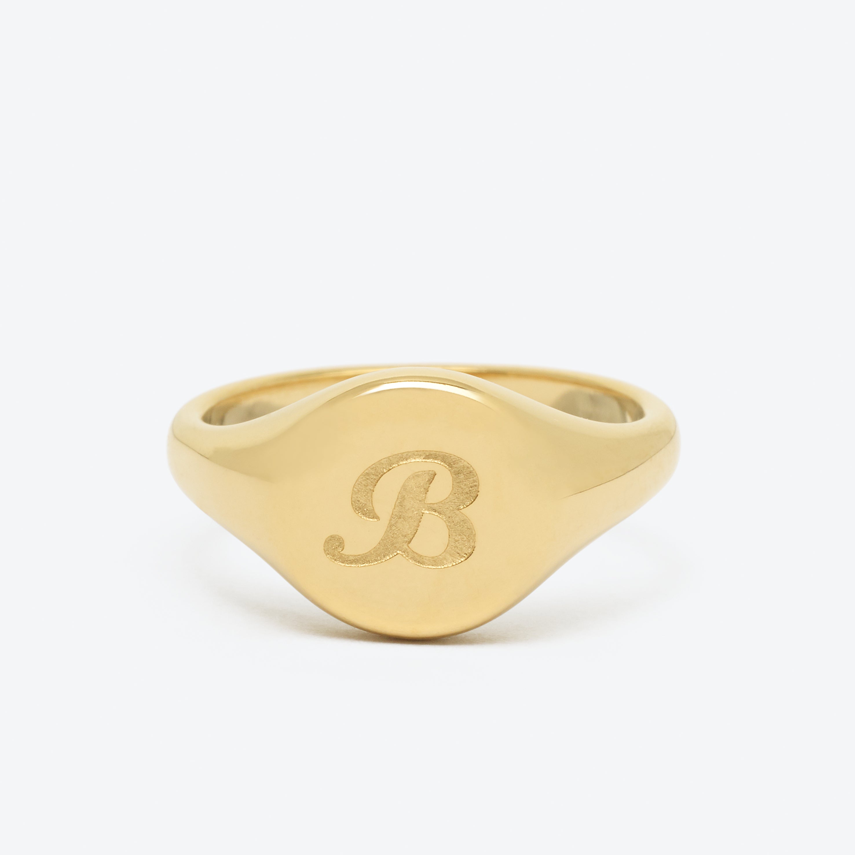 Initial Signet Ring