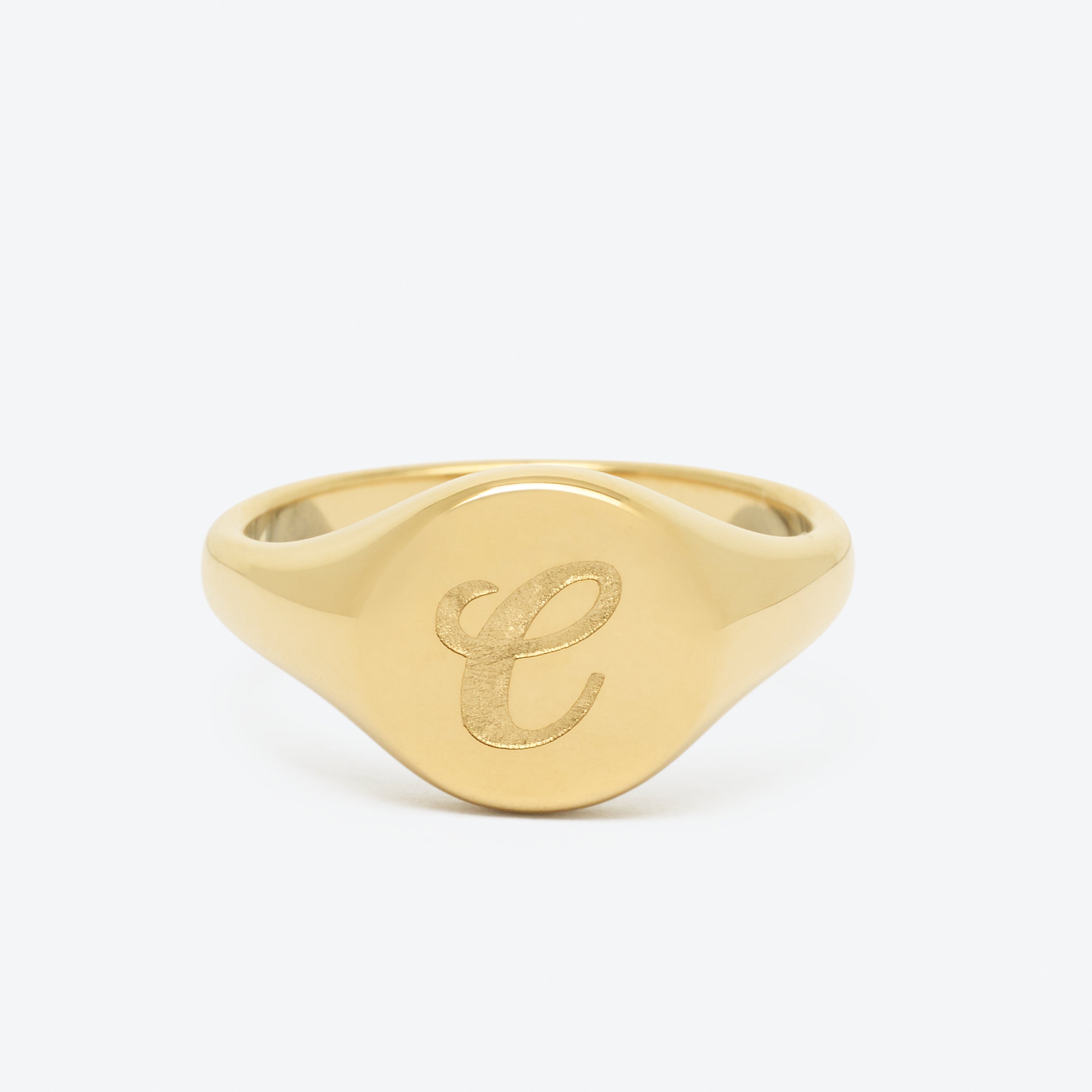 Initial Signet Ring