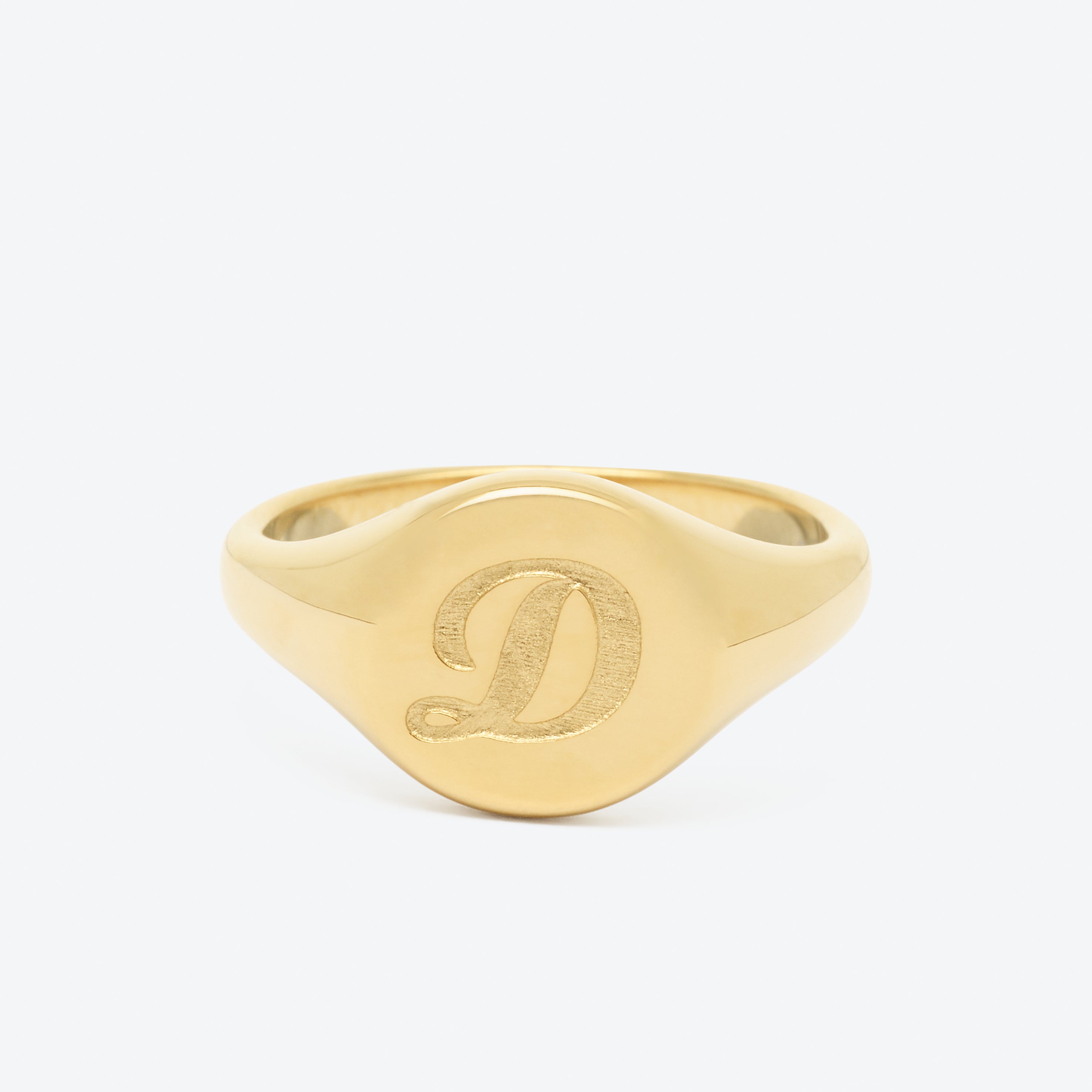 Initial Signet Ring
