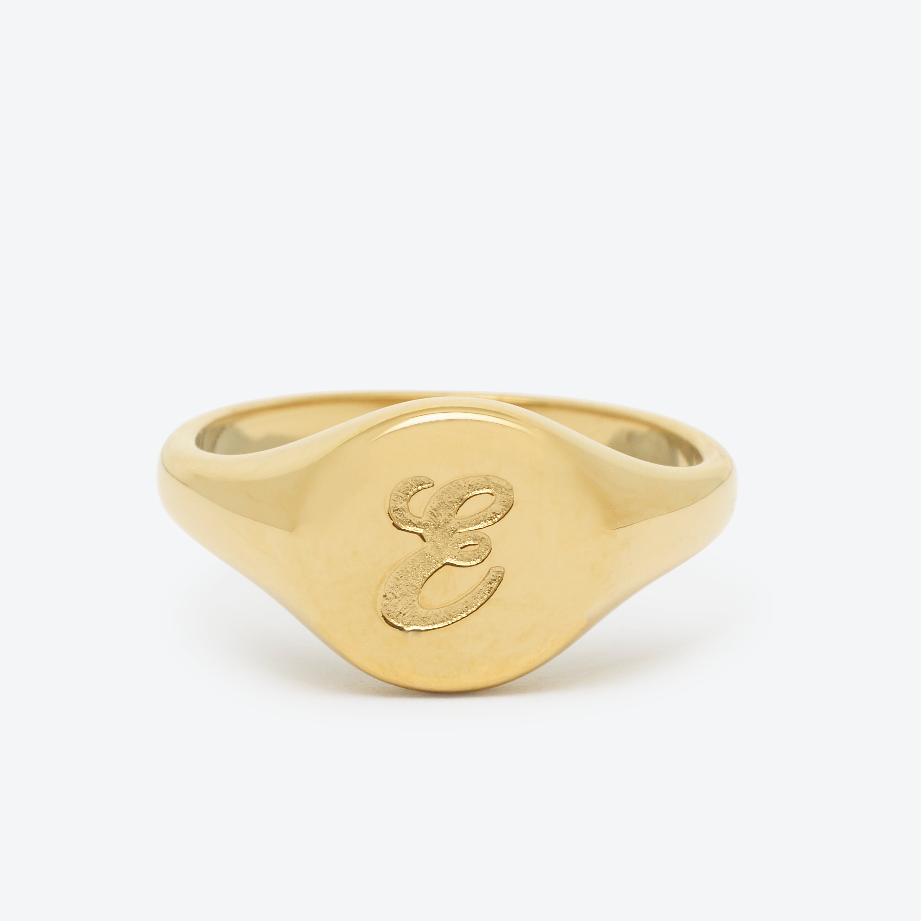 Initial Signet Ring