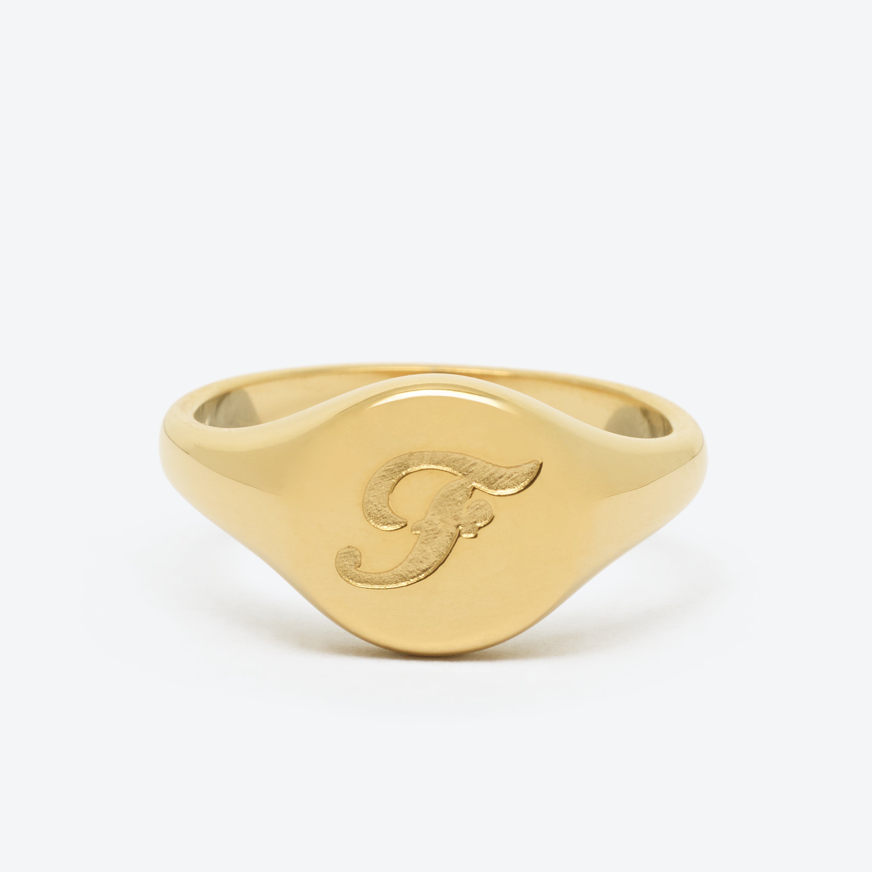 Initial Signet Ring
