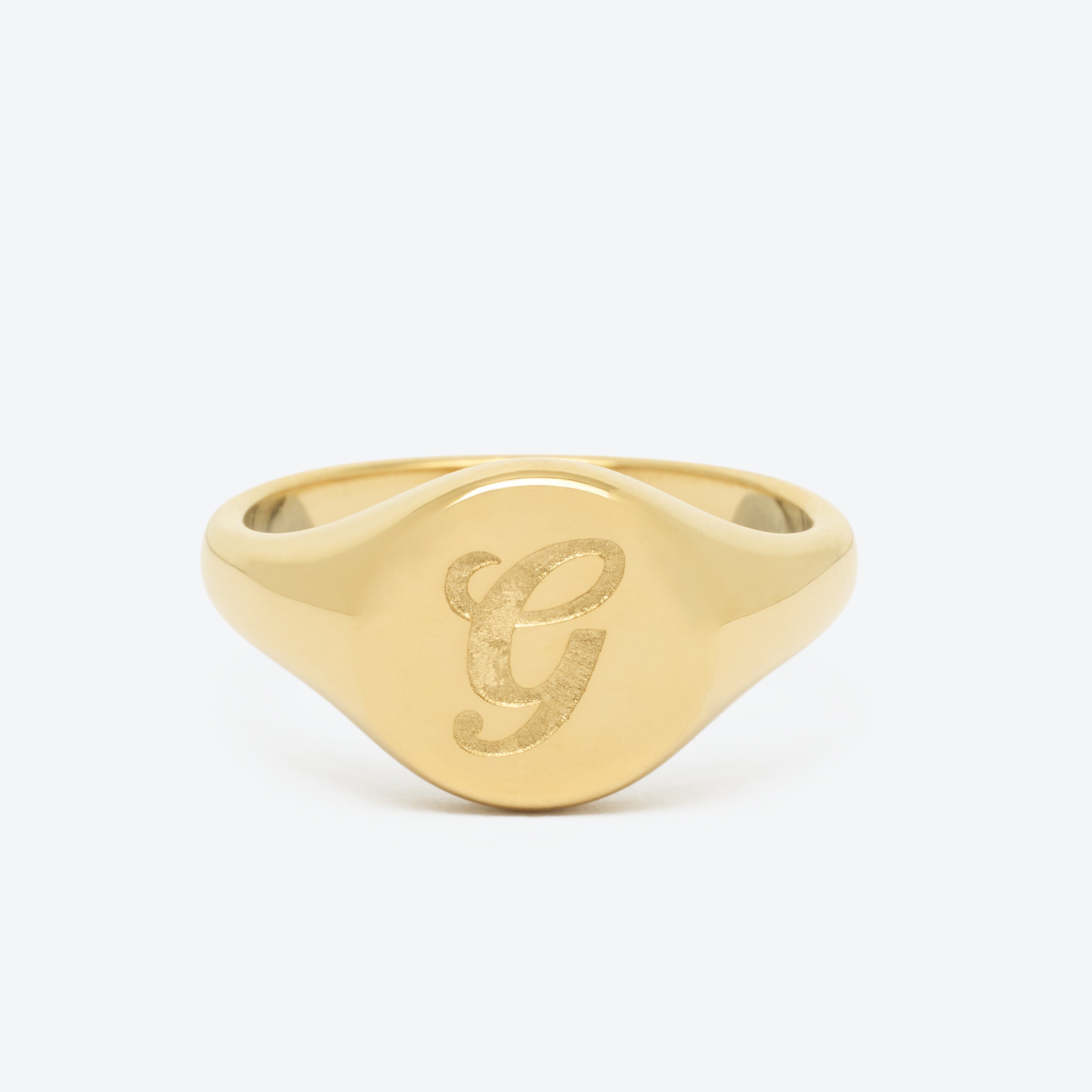 Initial Signet Ring