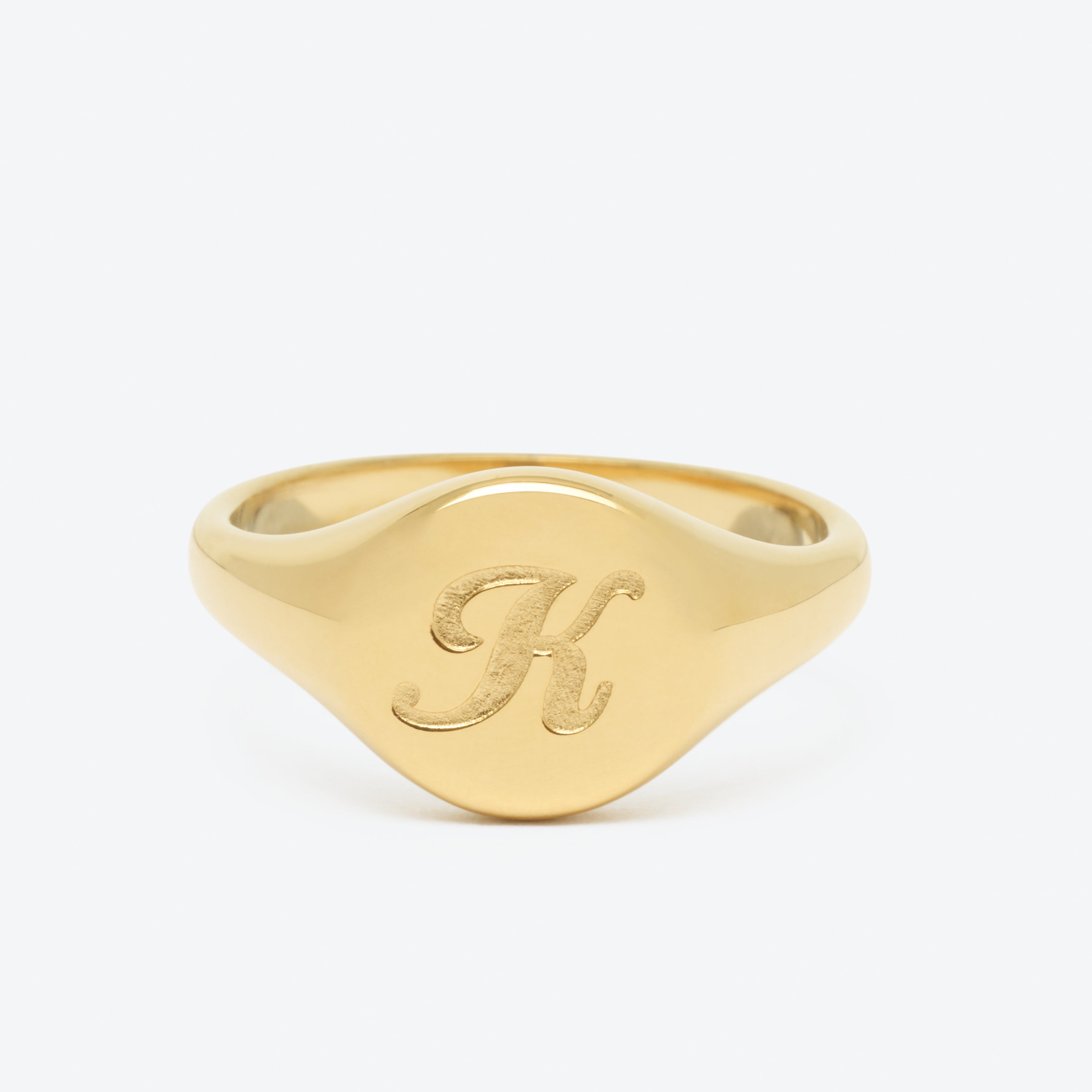 Initial Signet Ring
