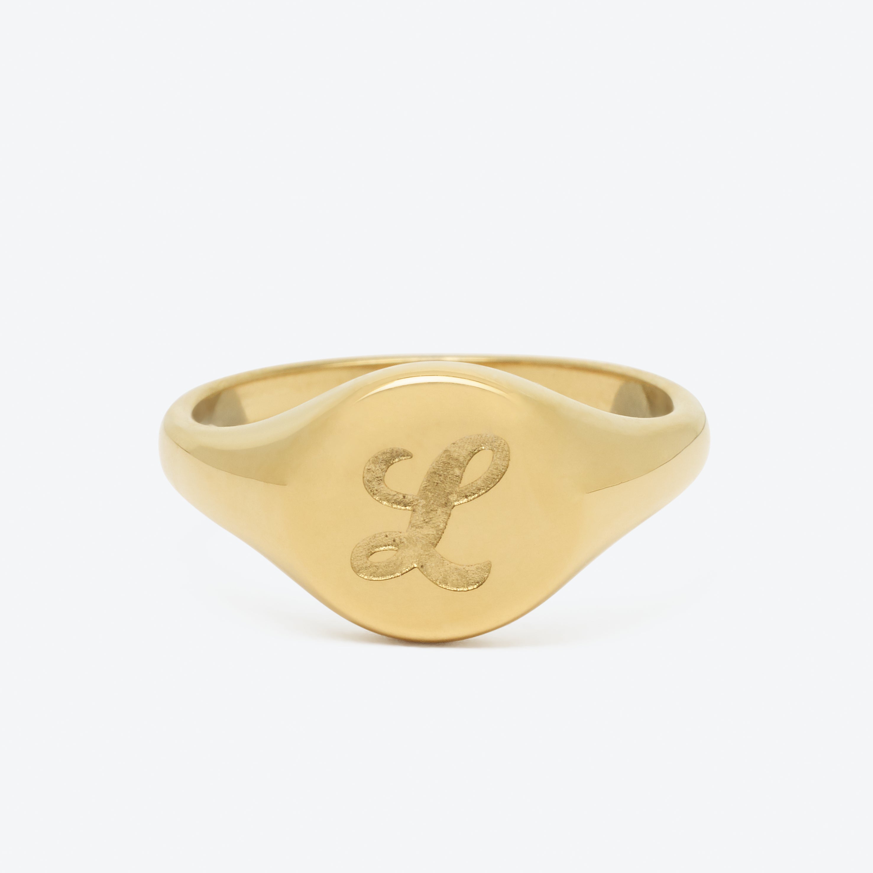 Initial Signet Ring