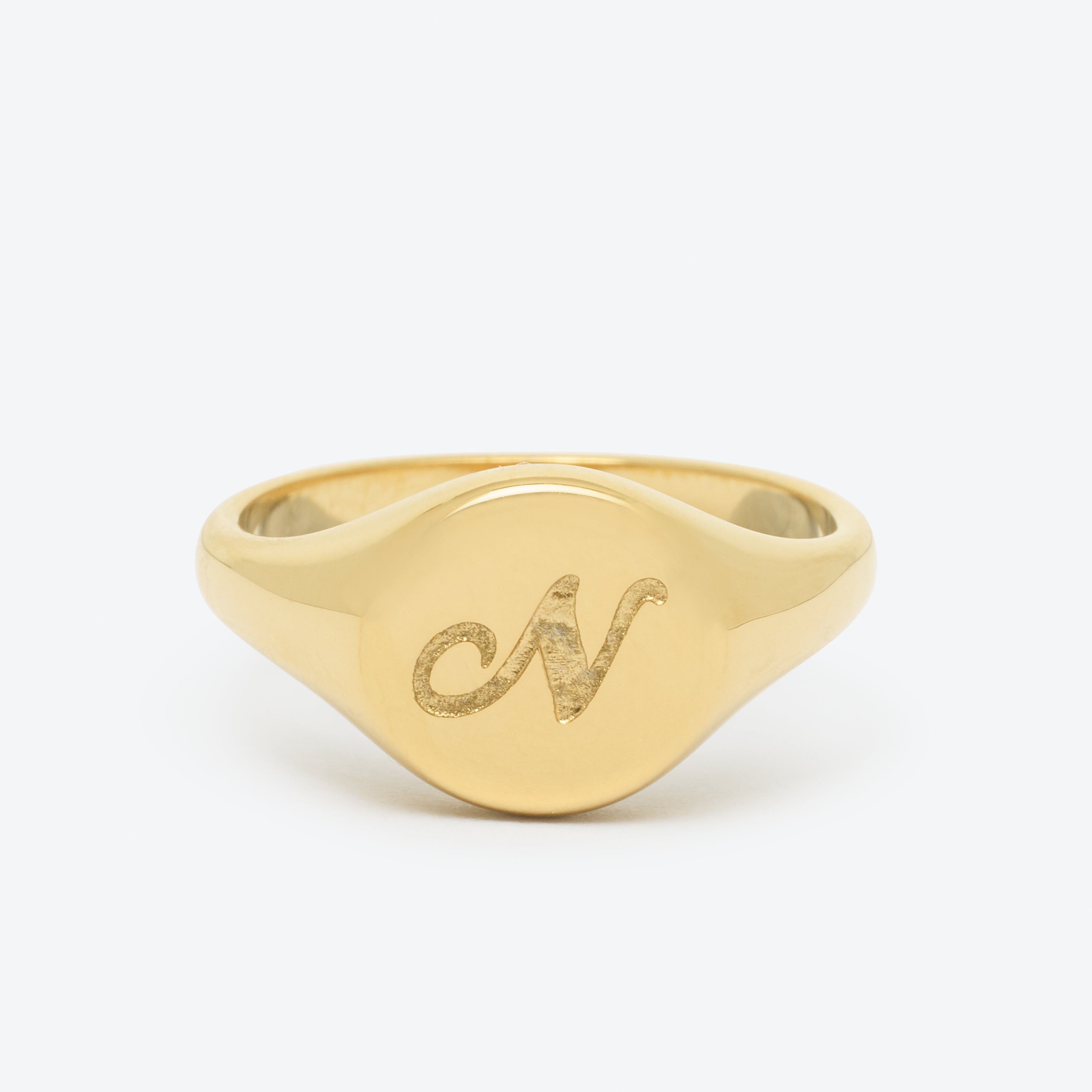 Initial Signet Ring