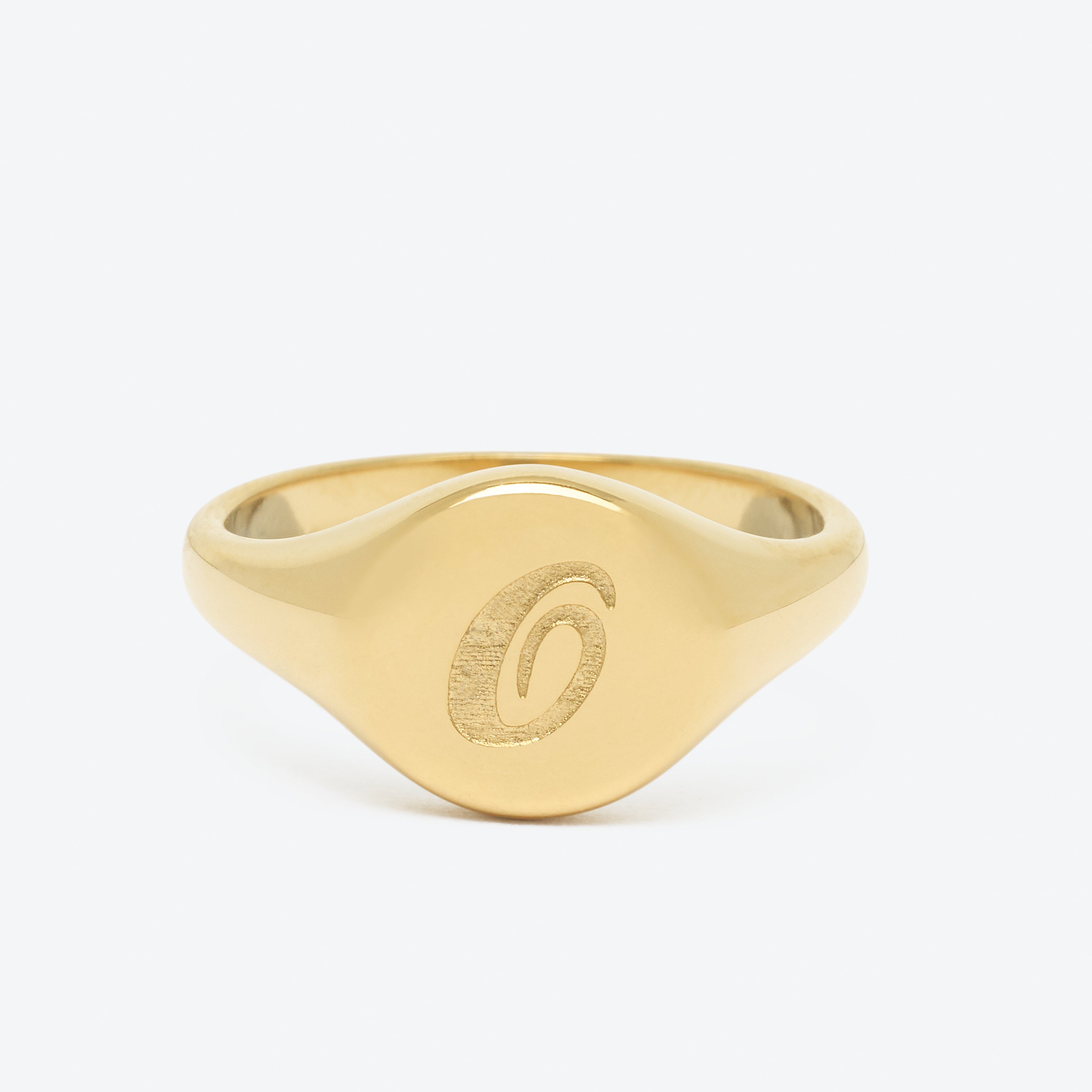 Initial Signet Ring