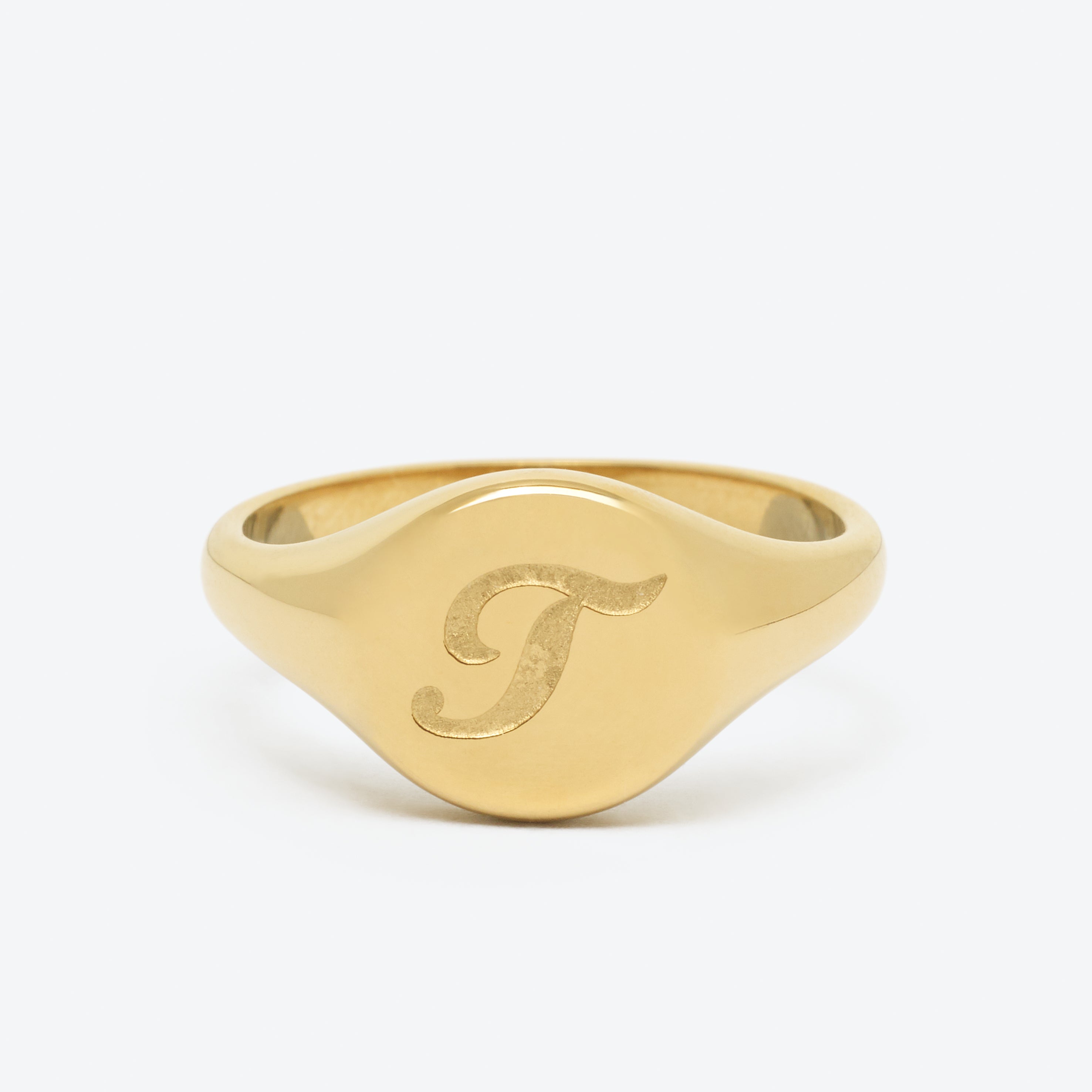 Initial Signet Ring