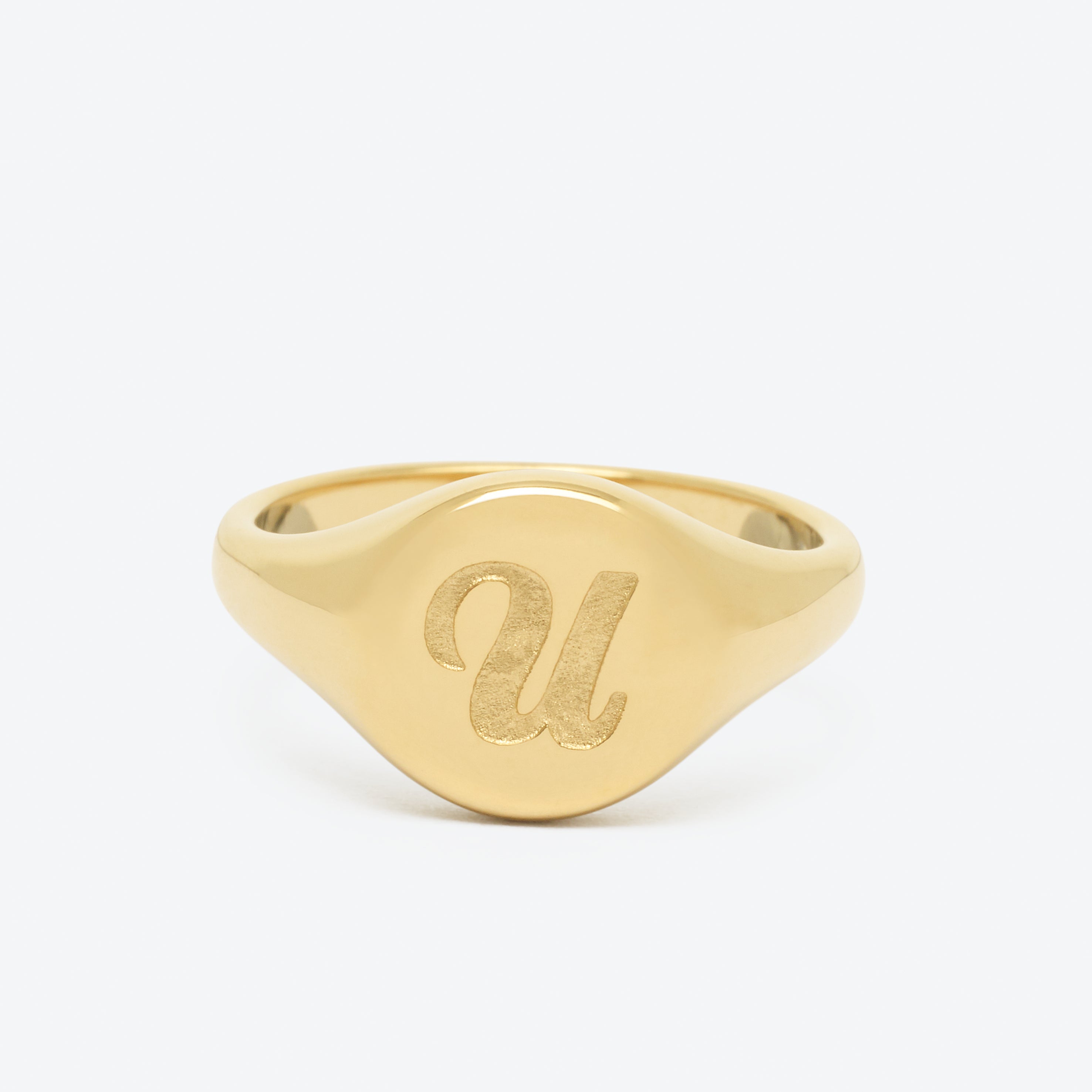 Initial Signet Ring