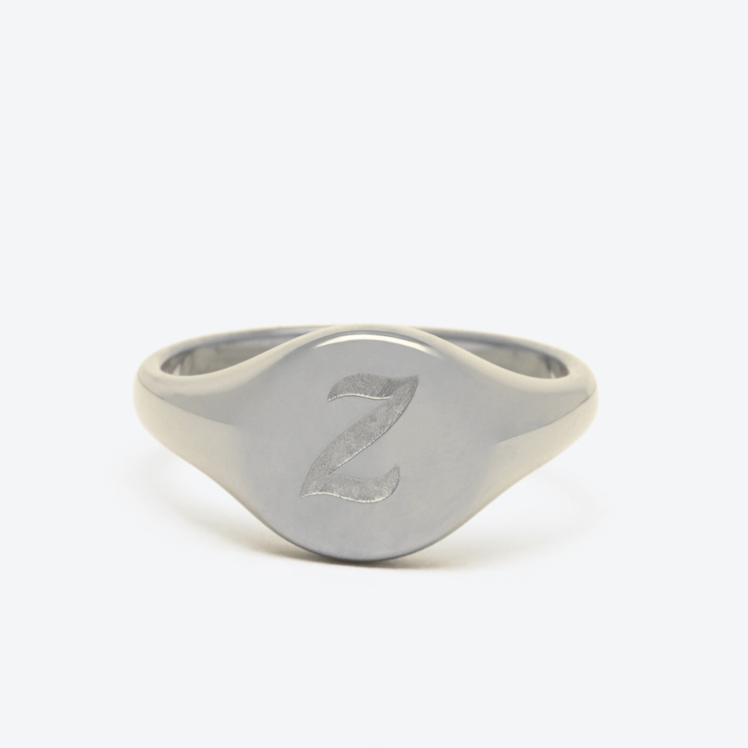 Initial Signet Ring