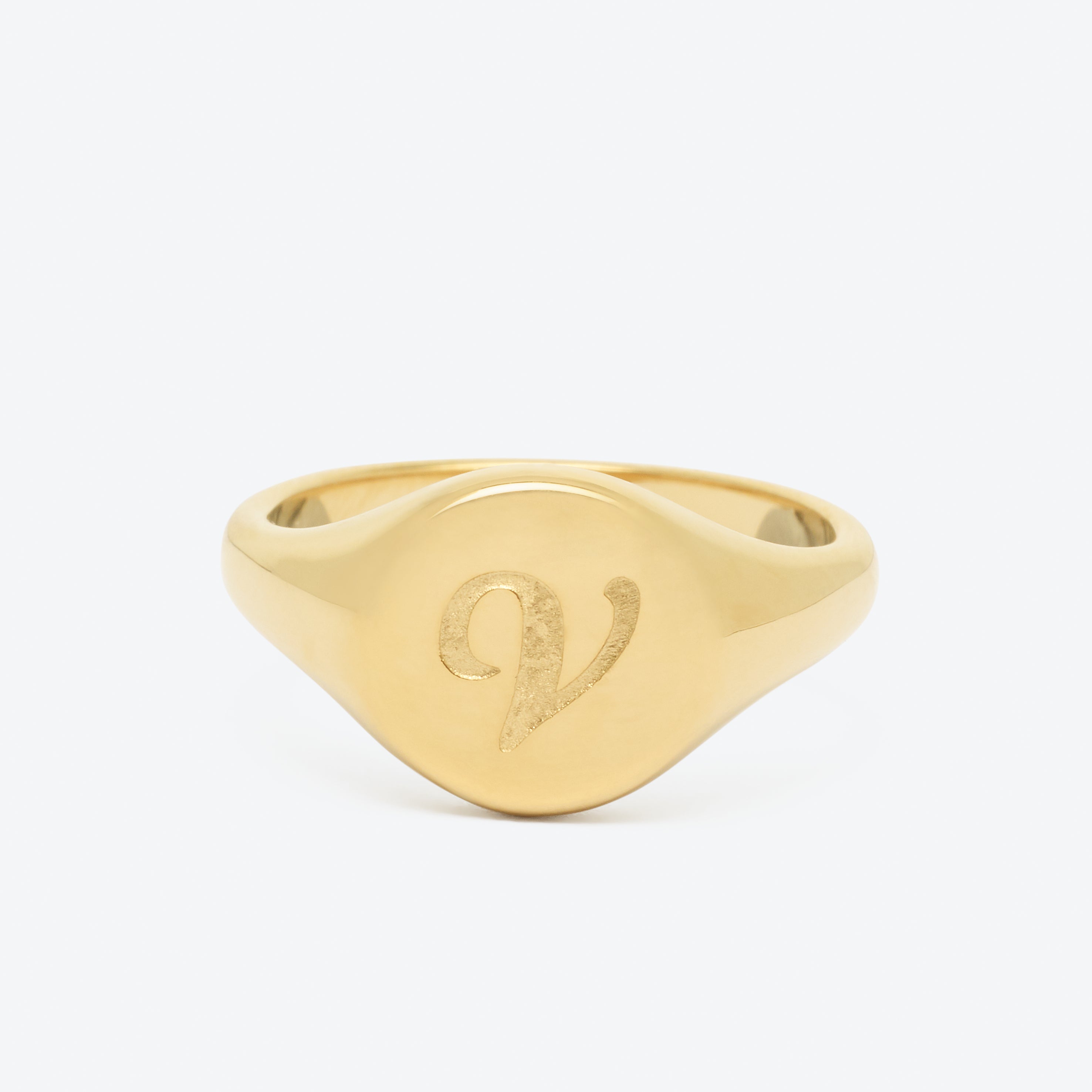 Initial Signet Ring