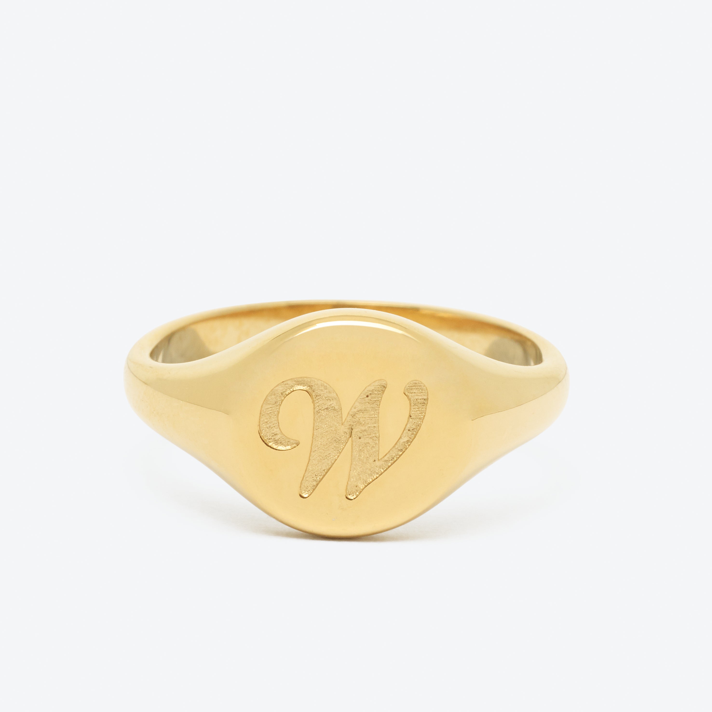 Initial Signet Ring