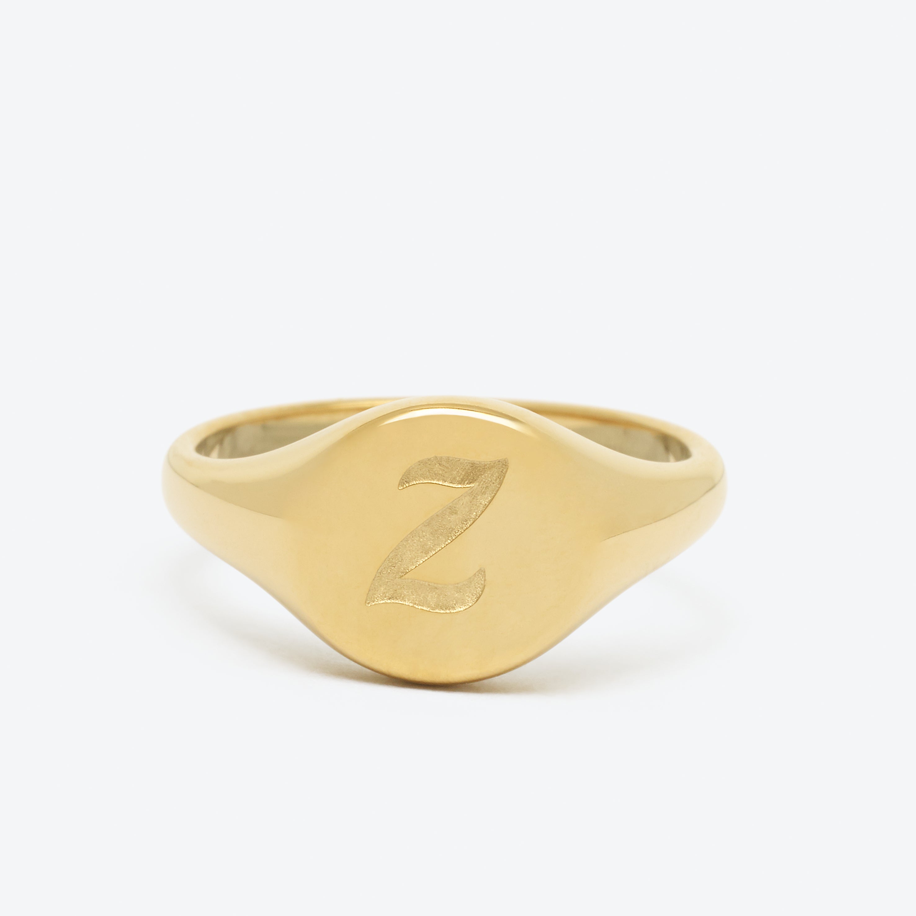 Initial Signet Ring