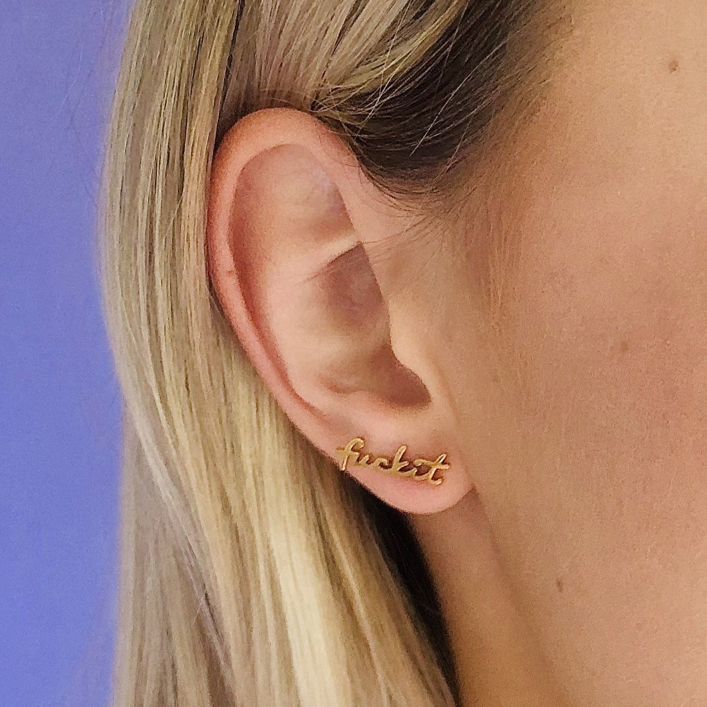 Fuckit Studs - Hoops + Chains LDN
