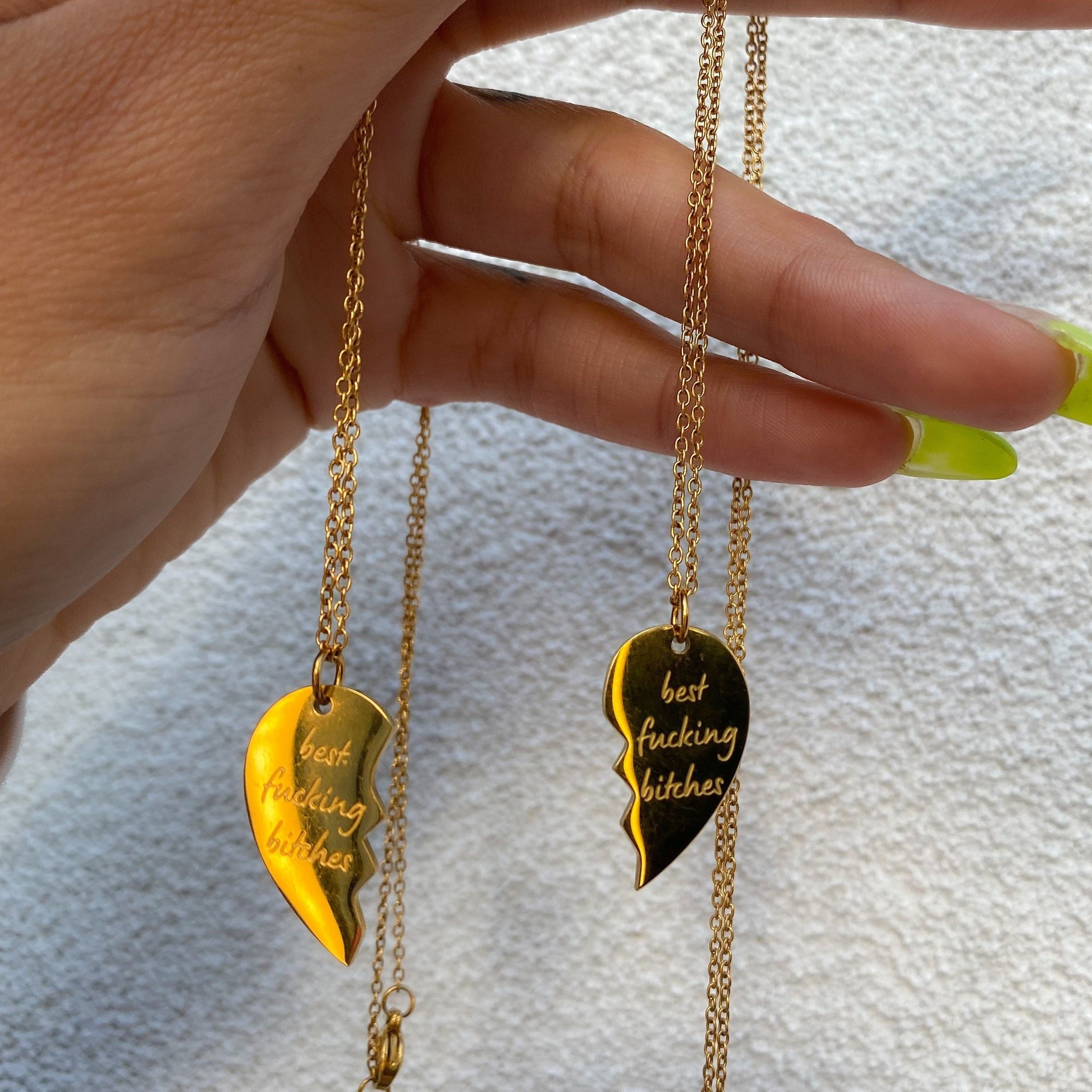 'Best Fucking Bitches' 2 Heart Chain